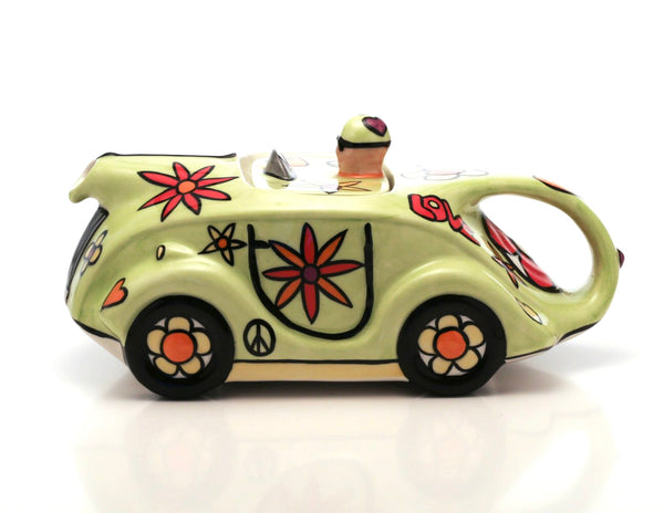 Lorna Bailey Sadler Flower Power Racing Car Teapot