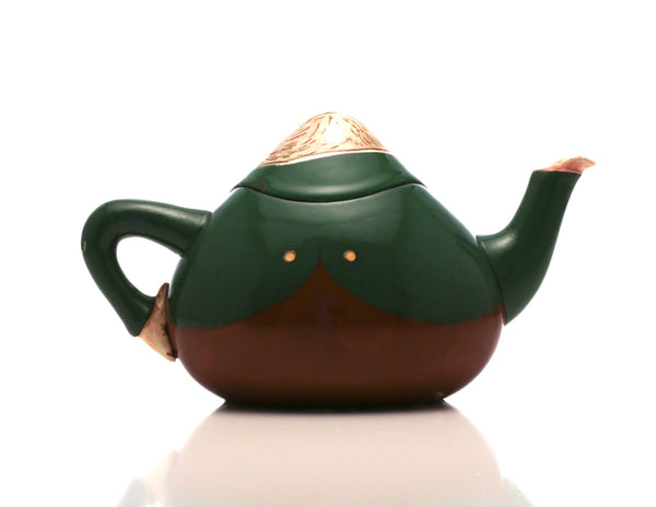 POLITICAL Foley Pottery  character teapot late 19th cent; Kitchener