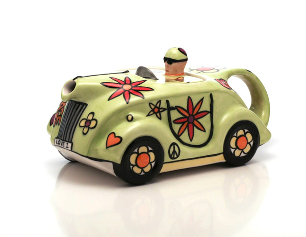 Lorna Bailey Sadler Flower Power Car Teapot