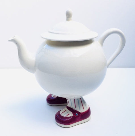 Cartonware Walking Teapot 1980's
