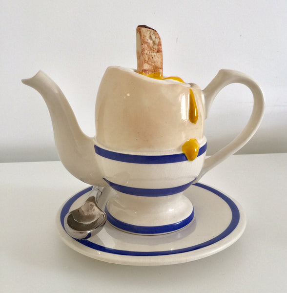 Boiled Egg Teapot by Cardew vintage