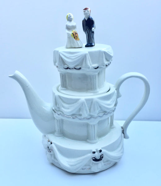 Wedding Cake Teapot South-West Ceramics