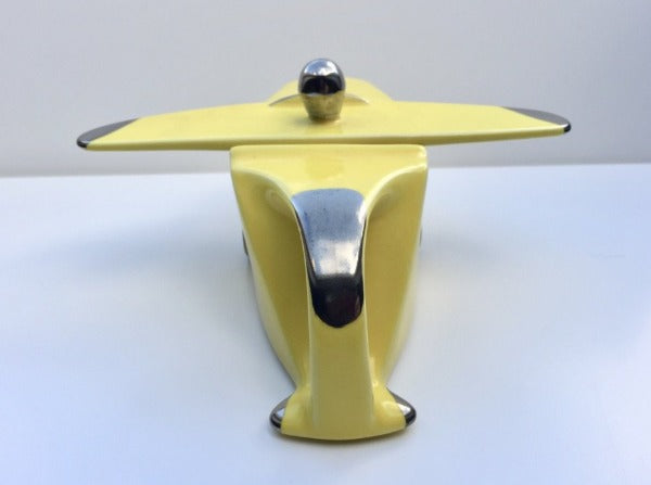 Aeroplane Teapot monoplane in yellow colourway