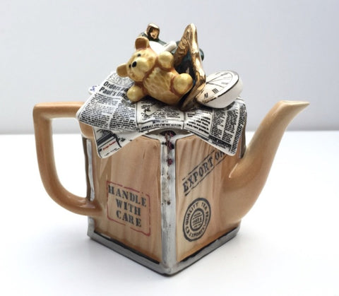 Cardew Packing Chest Teapot Teddy Bear one cup