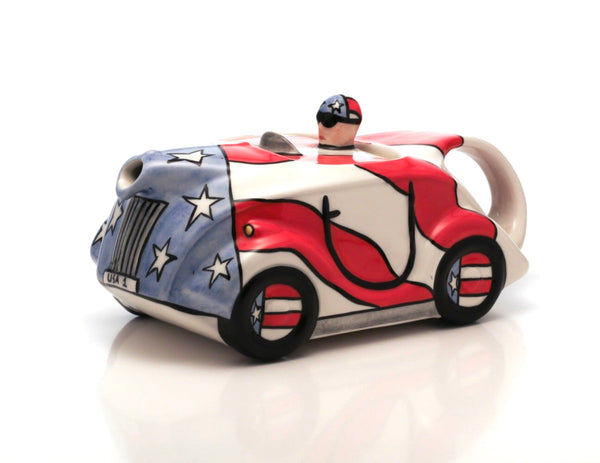 Lorna Bailey Sadler USA Racing Car Teapot
