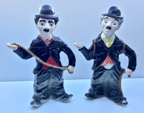 Charlie Chaplin Teapot both studies