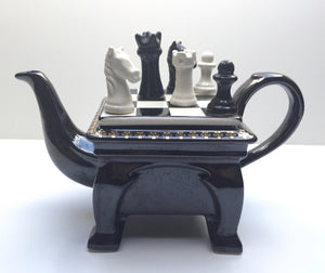 Chess Teapot from early Southwest Ceramics