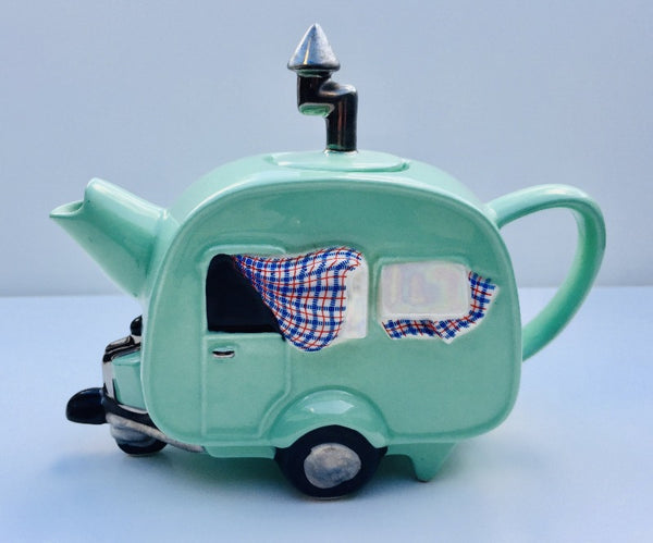 Teapottery Vintage 1950's Caravan Teapot