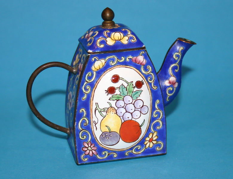 Peking Enamel miniature teapot