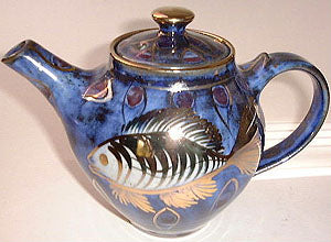 Hand painted lustre fish