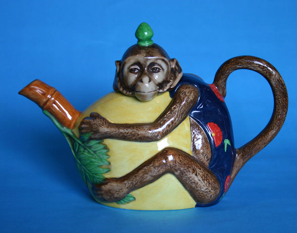 Majolica Monkey teapot by Doulton Minton – TeapotWorld