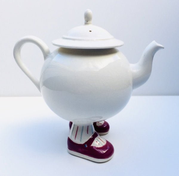 Cartonware Walking Teapot 1980's
